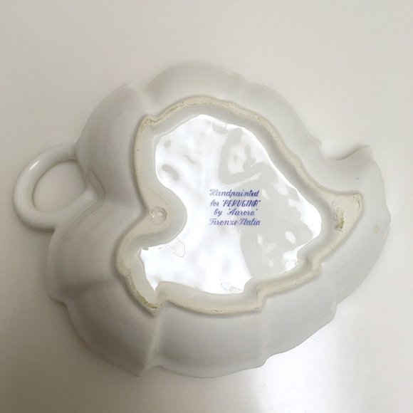 Handpainted Perugina by Aurora Leaf Dish (Italy) - Picture 4 of 4